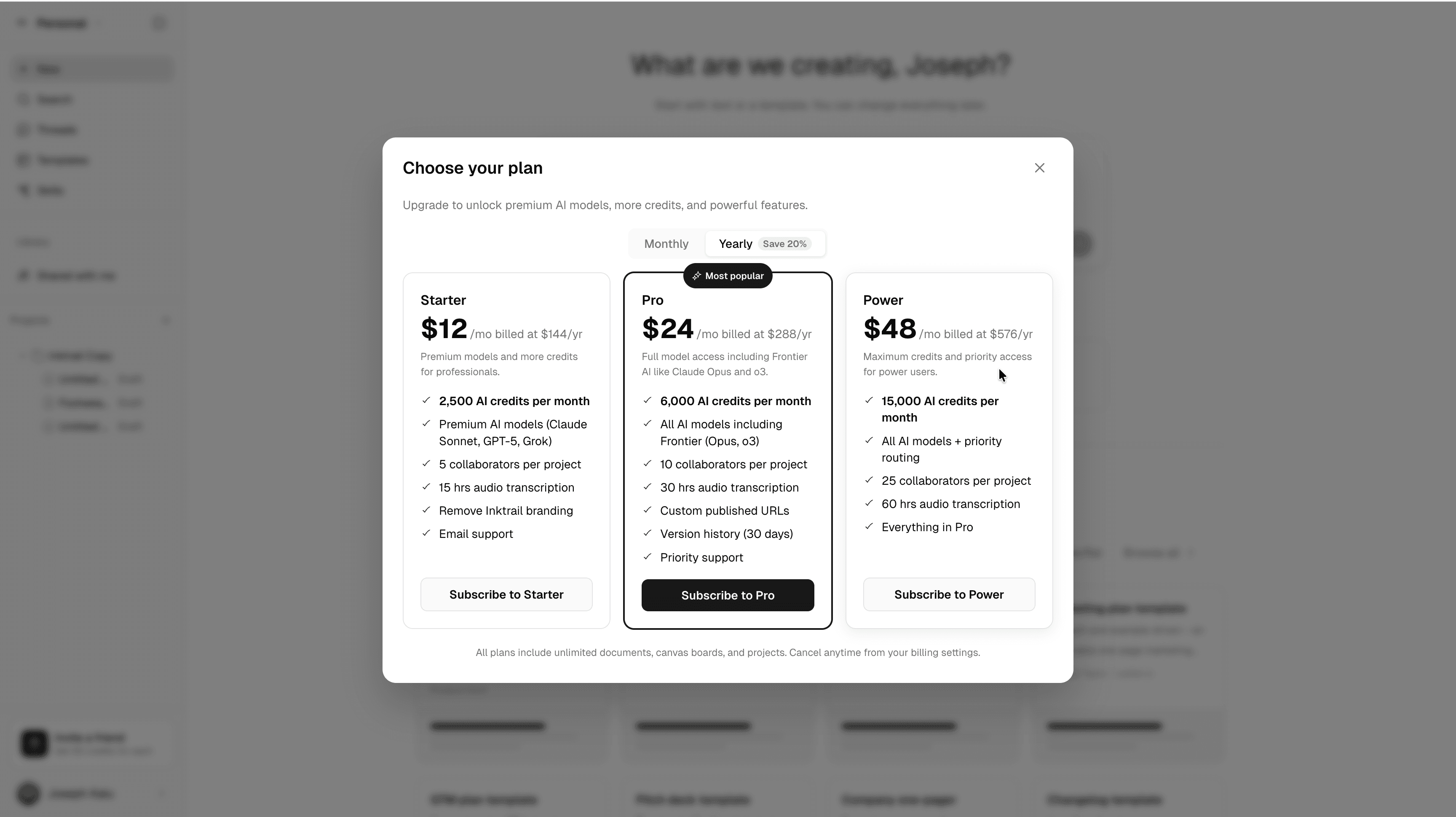 Pricing & Conversion Design